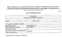 С 2017 года кадастровые паспорта на объекты недвижимости не выдаются